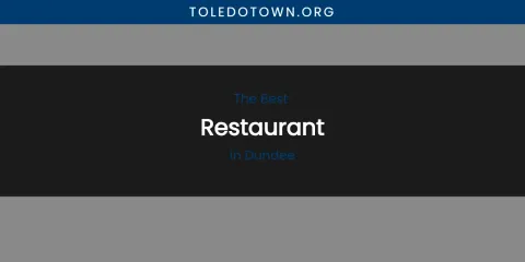 The Absolute Best Restaurant in Dundee